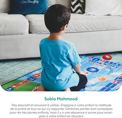 Tapis De Prière Interactif Pour Enfants – Apprendre La Salat Facilement Et en S’amusant
