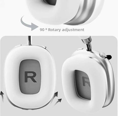 🎧 Casque Bluetooth Sans Fil Pliable Avec Écran Tactile, Confort, Style & Contrôle Intuitif