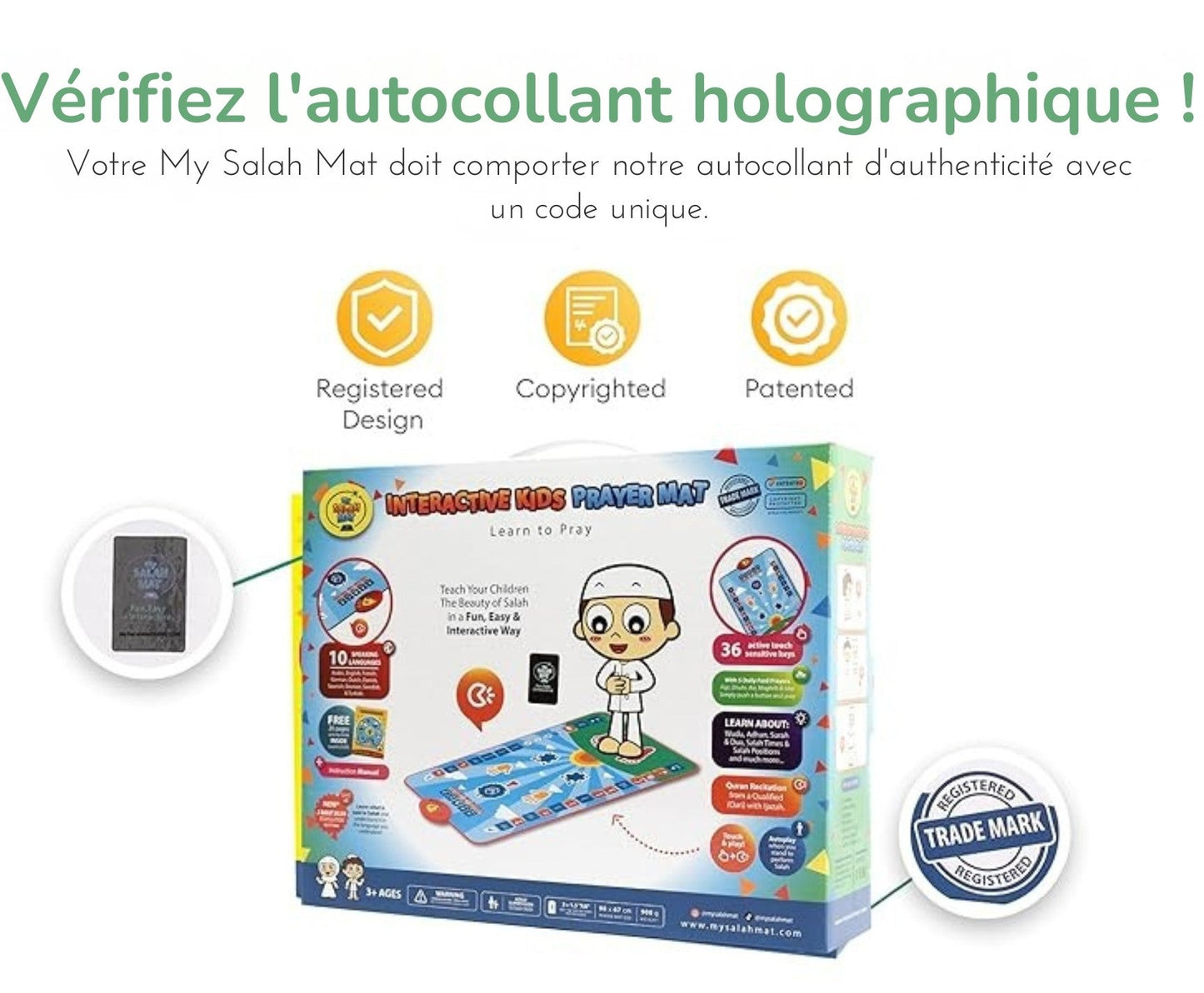 Tapis De Prière Interactif Pour Enfants – Apprendre La Salat Facilement Et en S’amusant