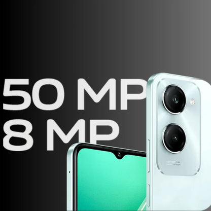 VIVO Y18 - 128 Go Stockage - 6Go de RAM - Double Carte Sim 5G, Wifi + 🎁 Coque protection Offerte