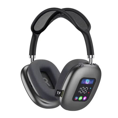 🎧 Casque Bluetooth Sans Fil Pliable Avec Écran Tactile, Confort, Style & Contrôle Intuitif