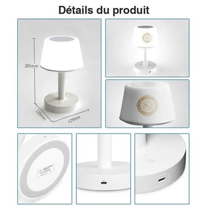 Lampe Coranique Intelligente Avec Enceinte Bluetooth